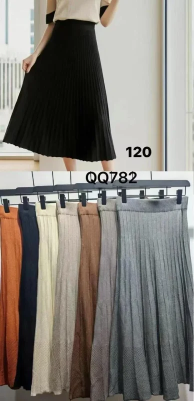 Falda plisada-QQ782