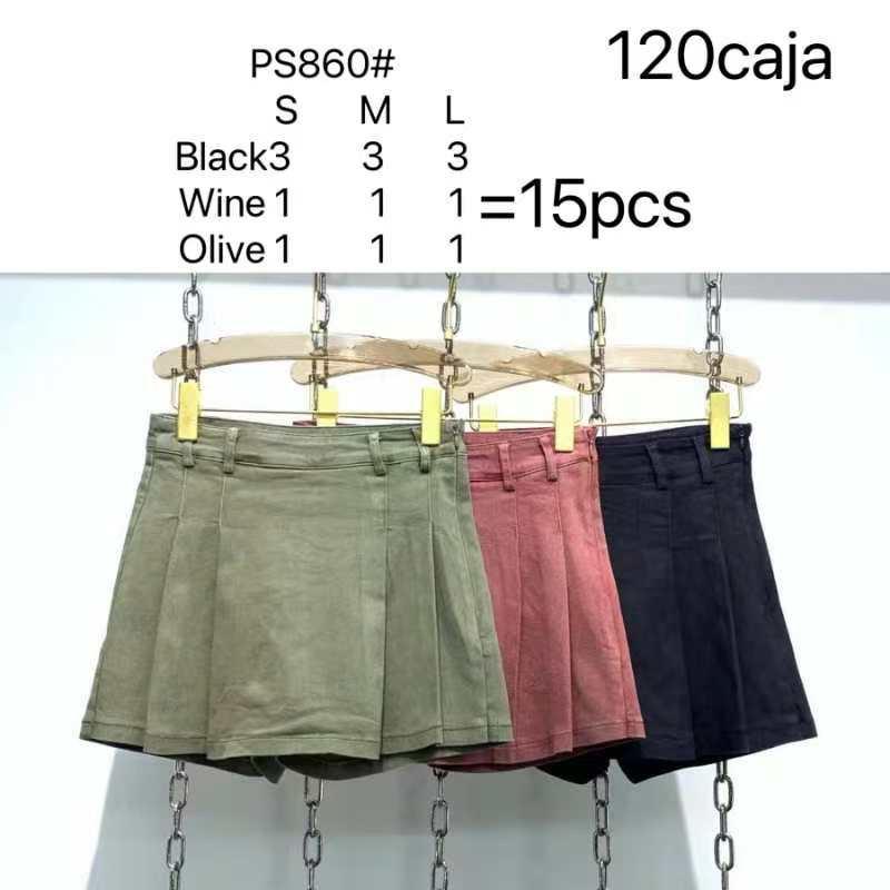 Falda plisada-PS860