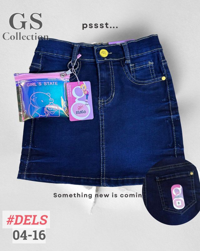 Falda vaquera para niña-DELS