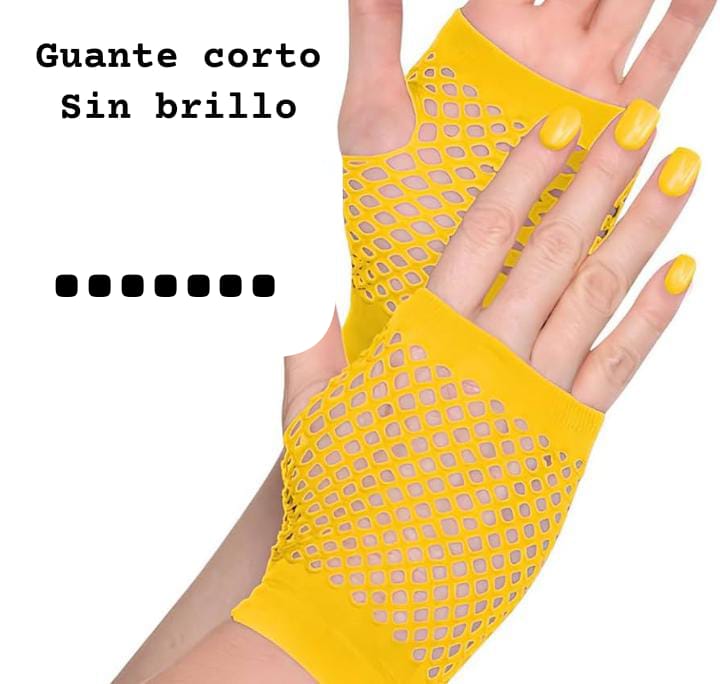 Guantes cortos sin brillo-GUC-AM