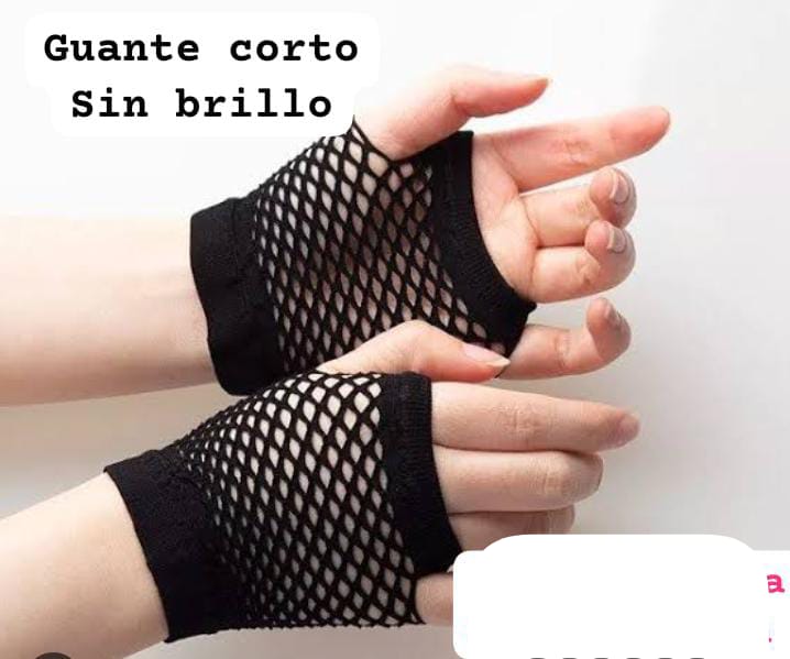 Guantes de malla cortos-GUC-NE