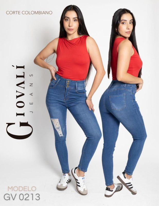 Jeans corte colombiano mujer-GV0213