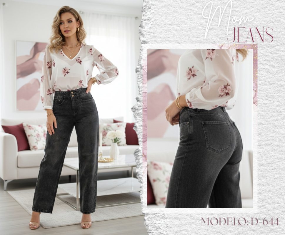Jeans Mom Giovali-D-644