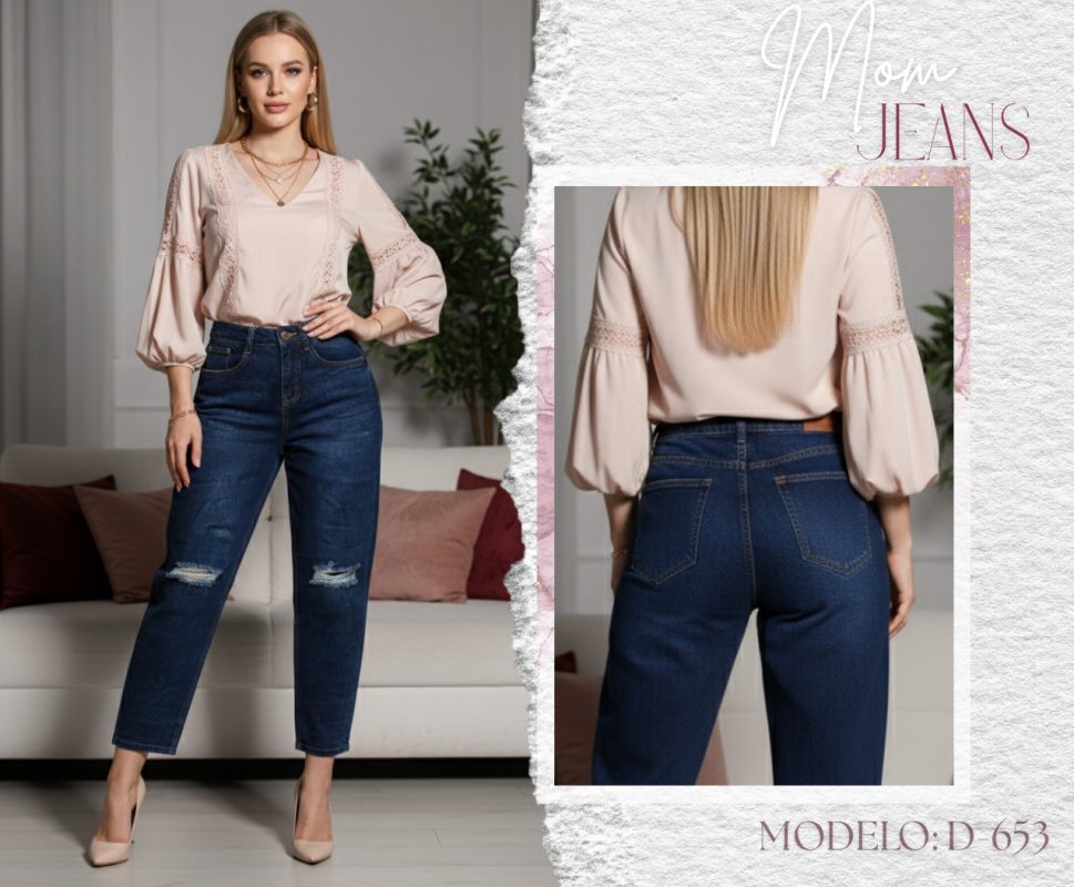 Jeans Mom Giovali-D-653