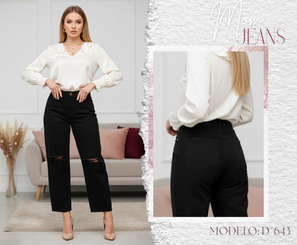 Jeans Mom Giovali-D-643