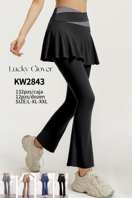 Leggings con falda deportiva-KW2843