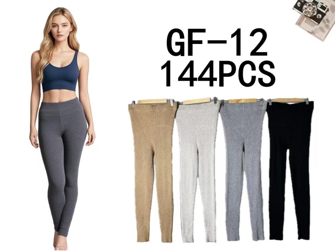 Leggings de punto acanalado-GF12