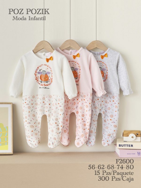 Mameluco bebé Halloween-F2600