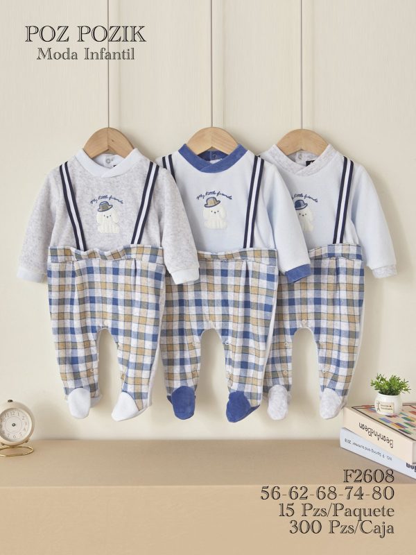 Mameluco con diseño de perro-F2608