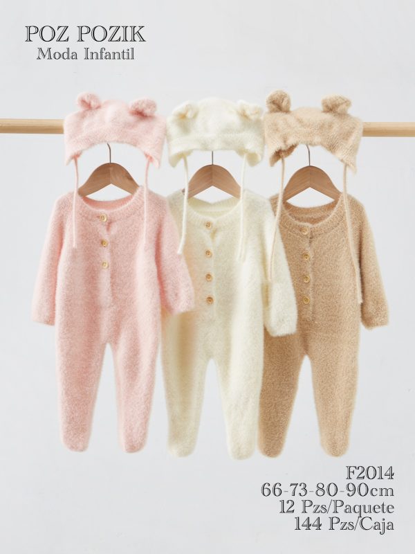Mameluco y gorro infantil-F2014