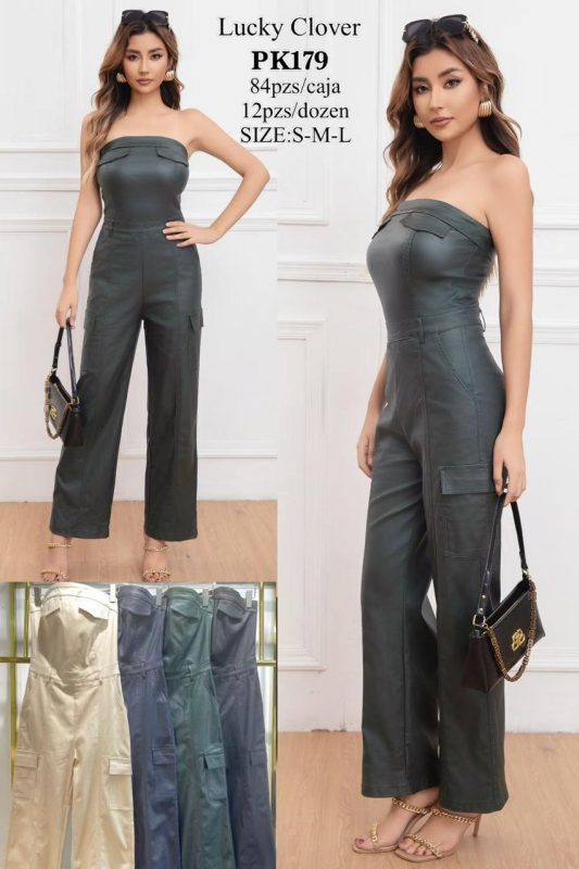 Mono enterizo strapless-PK179