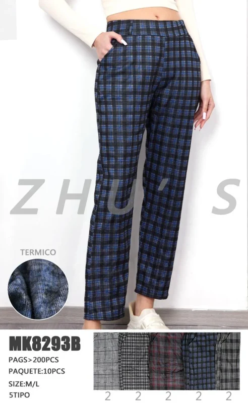 Pantalón a cuadros-MK8293B