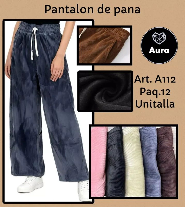 Pantalón de pana-A112