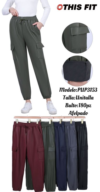 Pantalón cargo afelpado-PUP3153