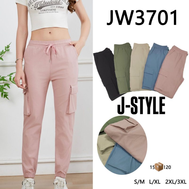 Pantalón Cargo para Mujer-JW3701