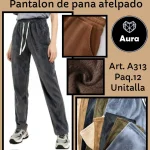 Pantalón de pana suave-A313 - 1