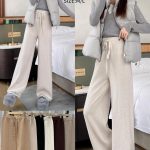 Pantalón con encaje-XE040 - 1