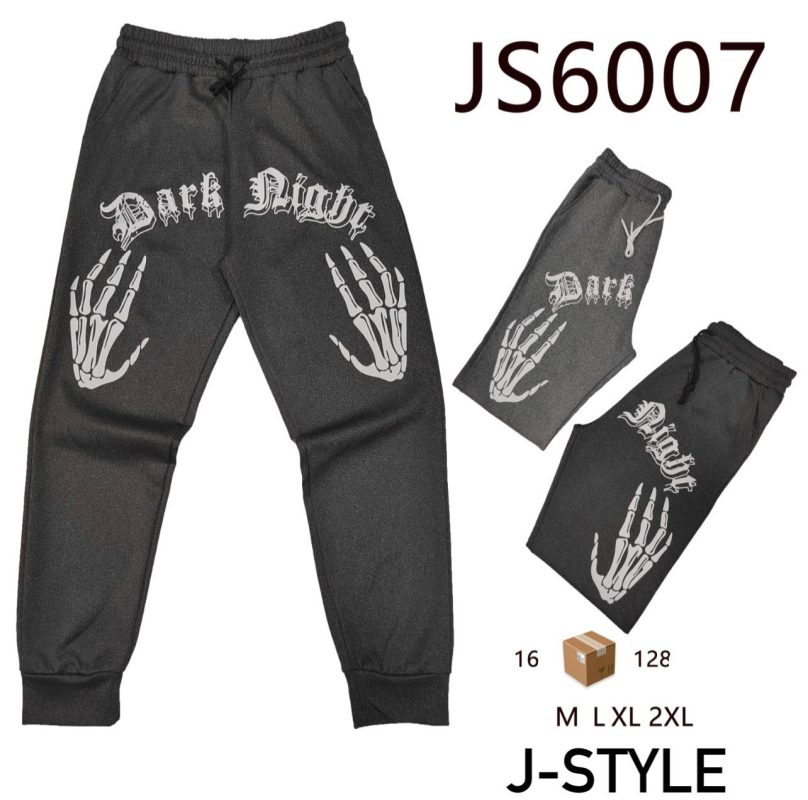 Pantalones deportivos con estampado-JS6007