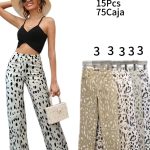 Pantalón estampado mujer-PS998 - 1