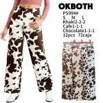 Pantalón estampado de vaca-PS994 - 4