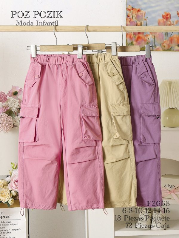 Pantalón Infantil Cargo-F2668