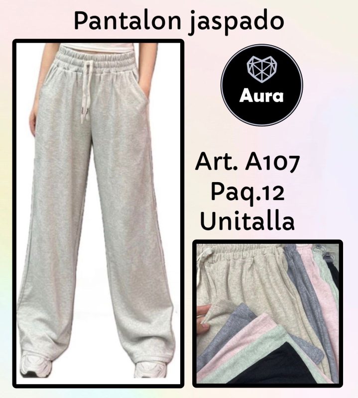 Pantalón jaspeado-A107