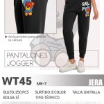 Pantalones Jogger con Diseño-WT45 - 1