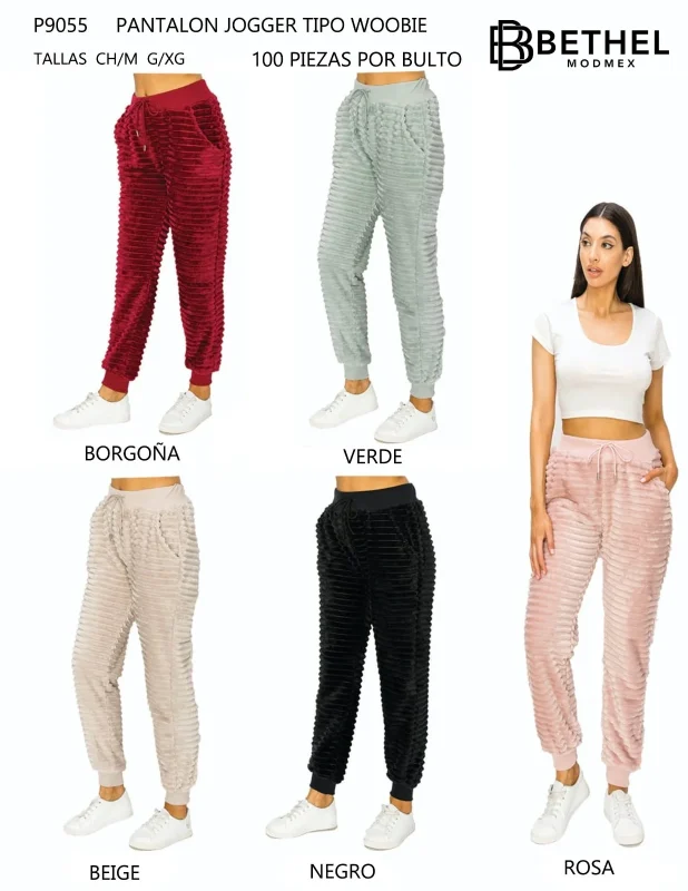 Pantalón Jogger Tipo Woobie-P9055
