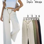 Pantalón palazzo con cadena-PS1000 - 6