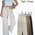 Pantalón palazzo con cadena-PS1000 - 1