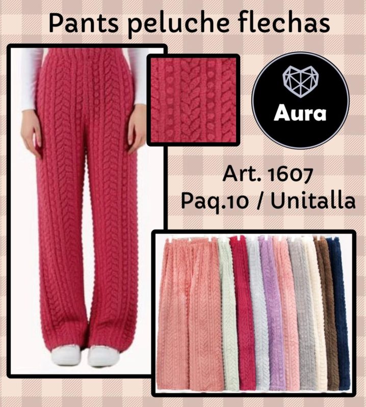 Pantalón peluche flechas-1607