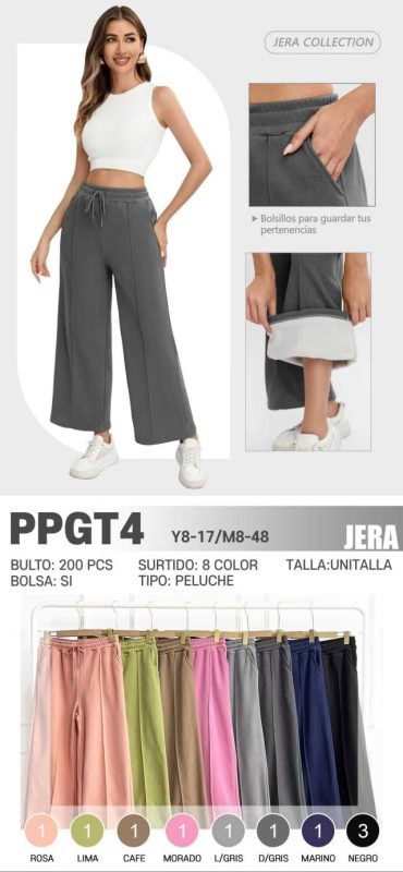 Pantalón Palazzo Afelpado-PPGT4