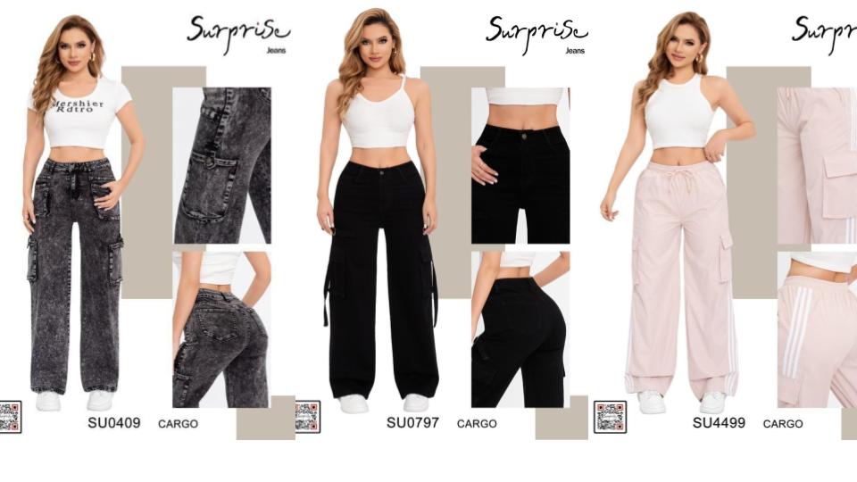 Pantalones Cargo Mujer-MIX2-Cargo