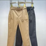 Pantalones con cinturón-PS870 - 1