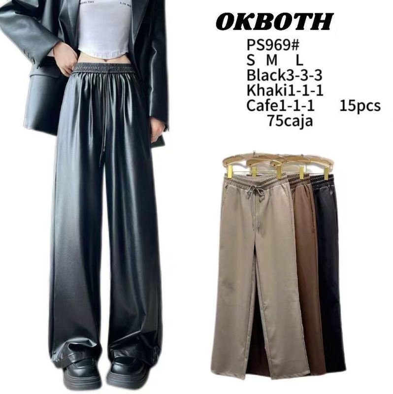 Pantalón de vestir con elástico-PS969