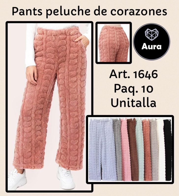 Pants peluche de corazones-1646