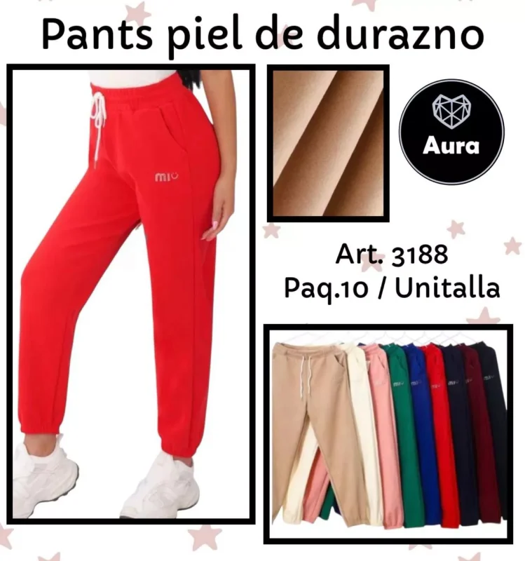 Pantalones piel de durazno-3188