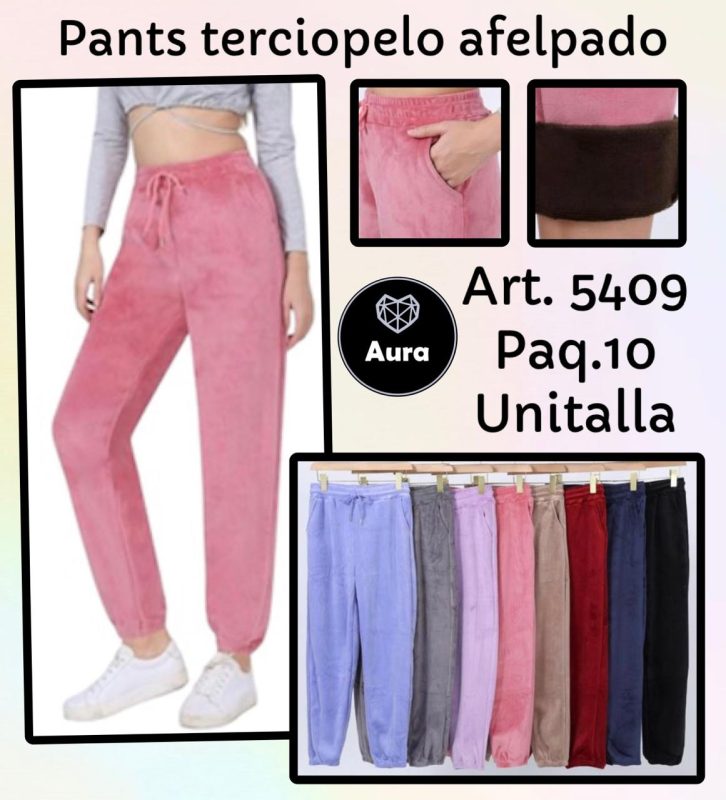 Pants terciopelo afelpado-5409