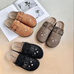 Pantuflas tipo Clog con diseño-YW490 - 1
