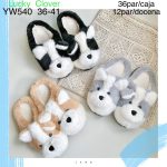 Pantuflas con diseño de perro-YW540 - 1
