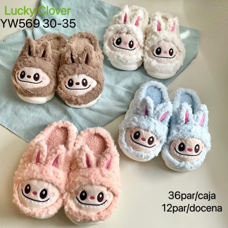 Pantuflas de conejo para niño/niña-YW569