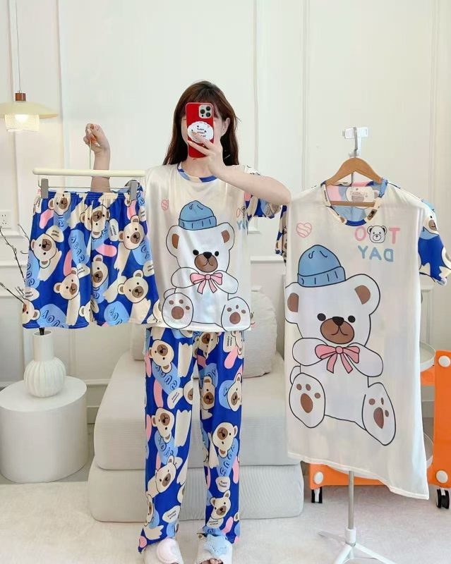 Pijama con estampado 4 Pzs-HS25-SX005