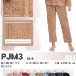 Pijama de felpa con textura-PJM3 - 1