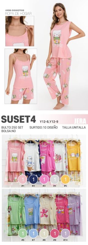 Pijama de mujer con diseño-SUSET4