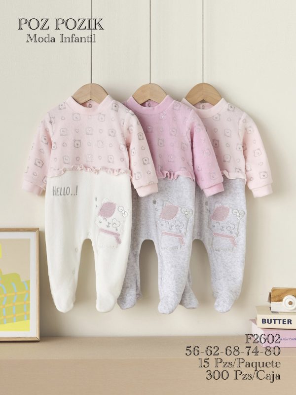 Pijama Mameluco Infantil-F2602