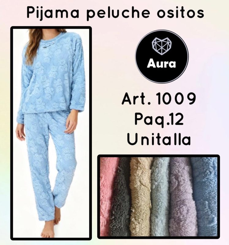Pijama peluche ositos-1009