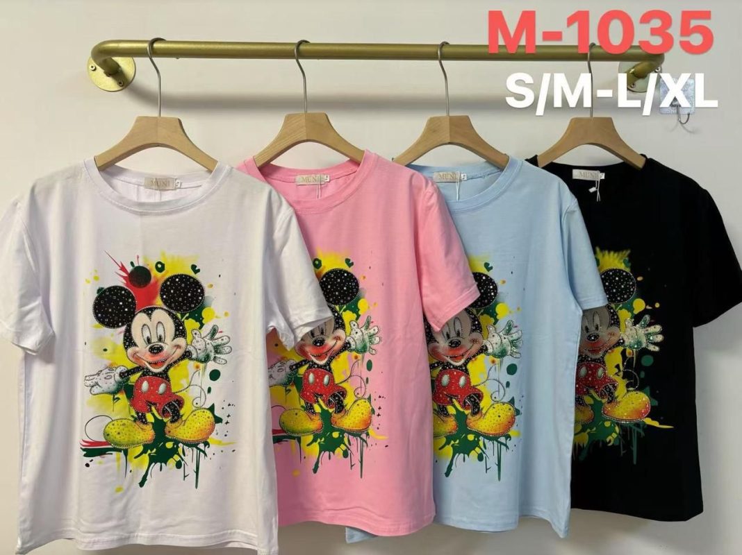Playera con diseño de Mickey Mouse-M-1035