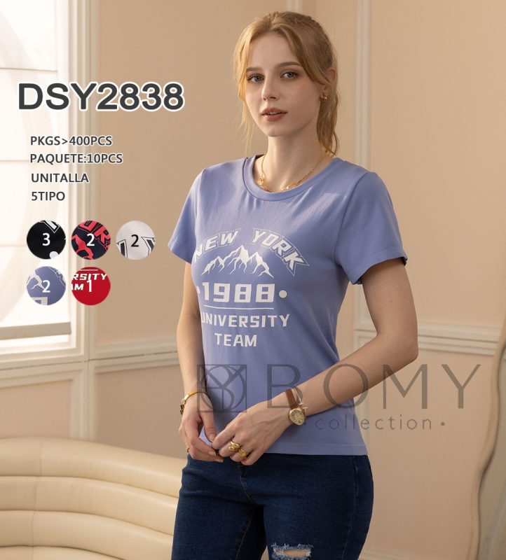 Playera Estampada New York-DSY2838