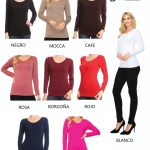 Playera manga larga cuello redondo-T915R - 2