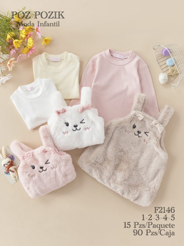 Ropa Infantil con Diseño de Conejo-F2146